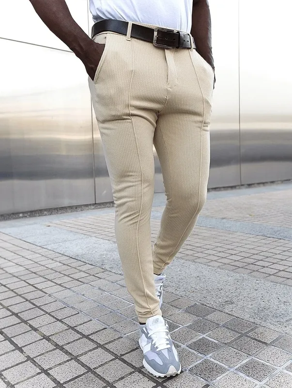 Khaki Modern Fit Pants