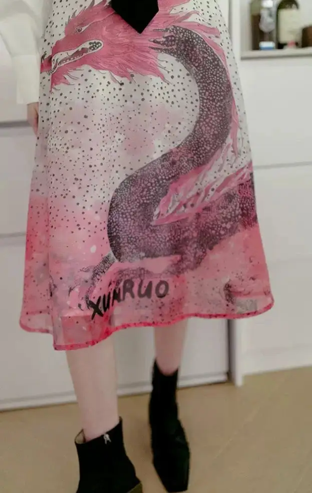 Roomy Summer Everyday Casual Polyester Skirt