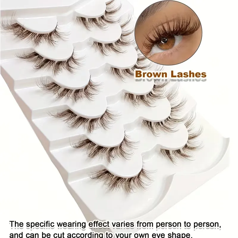 Multi-Pair Natural Brown Lash