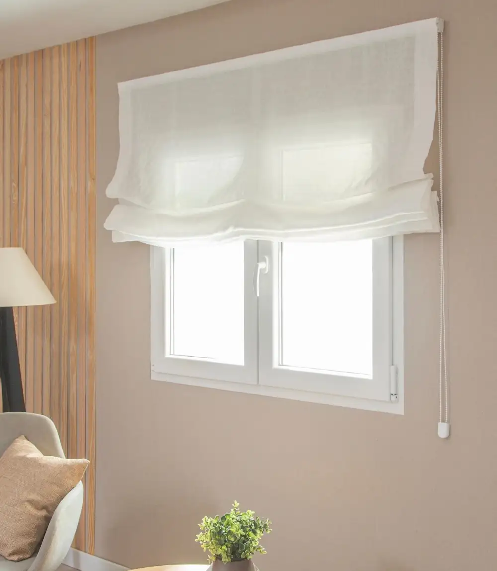 White Foldable Window Shade
