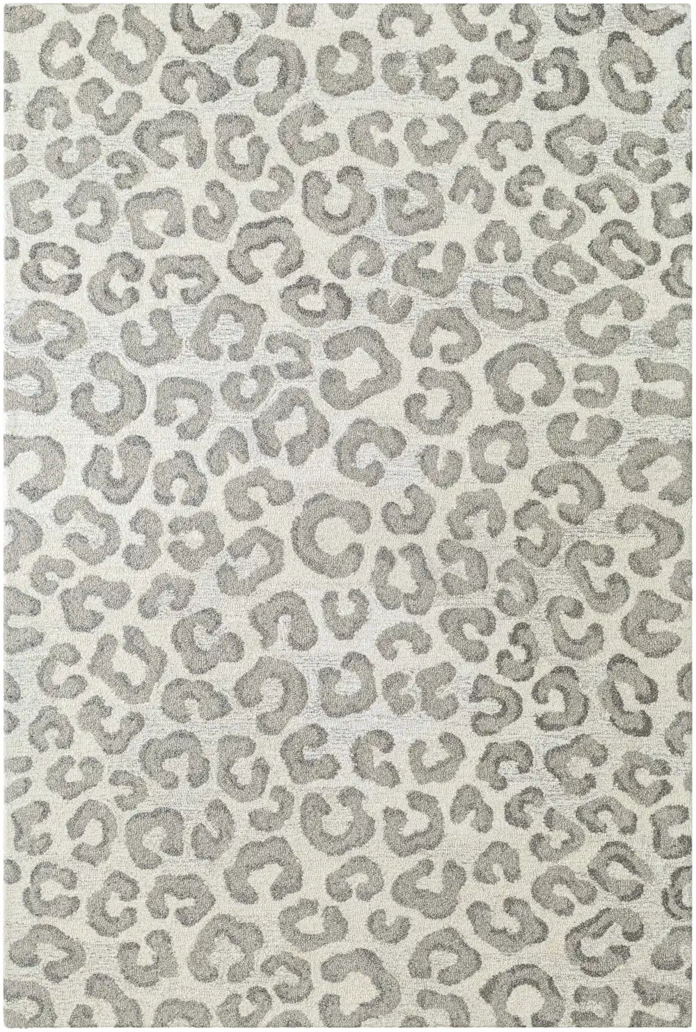 Softened Contemporary Hand Tufted Wool Area Rug