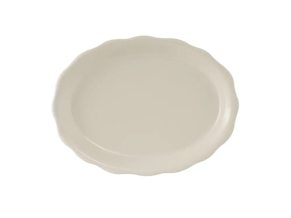 Shell Inspired Oval Platter
