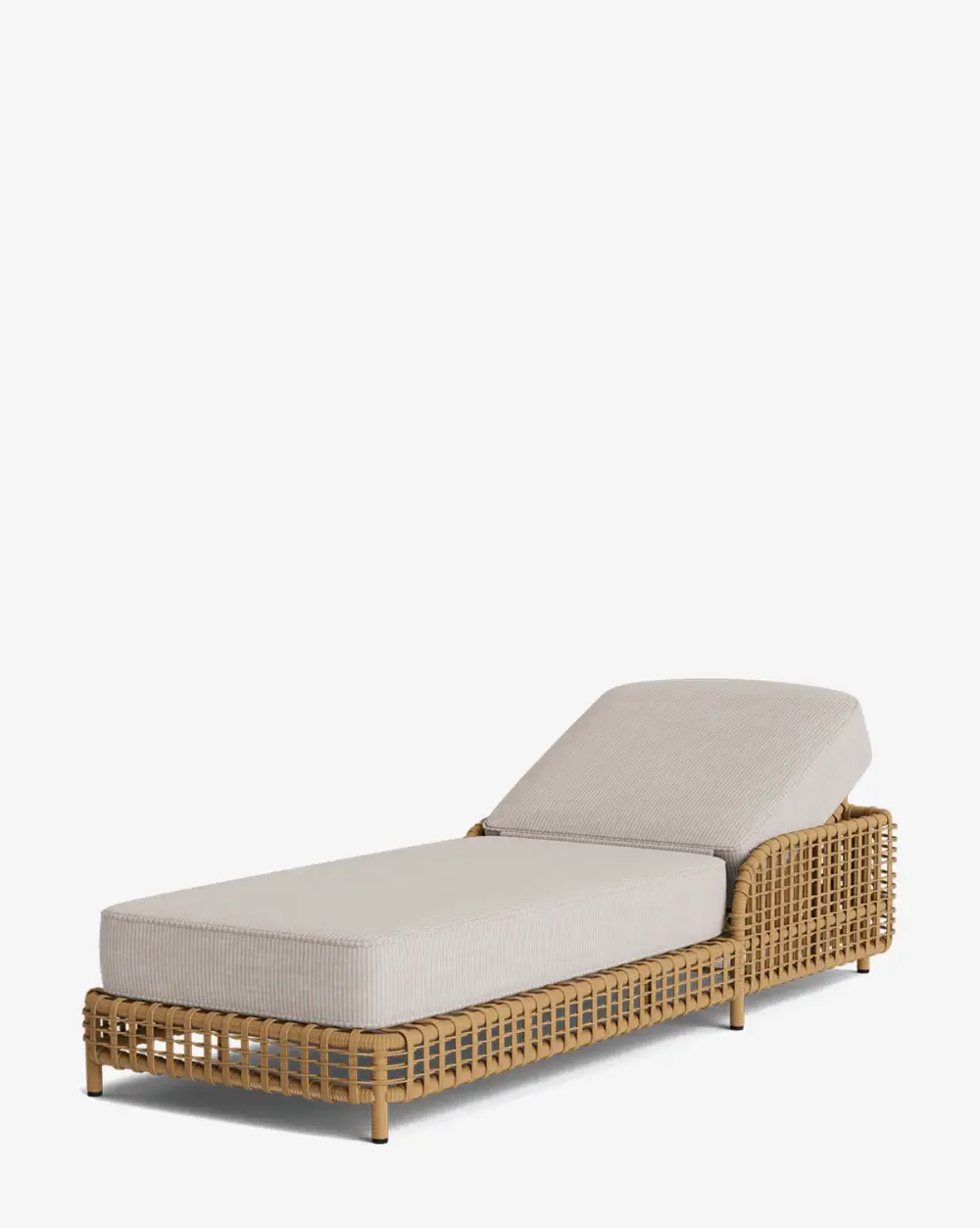 Woven Aluminum Outdoor Chaise