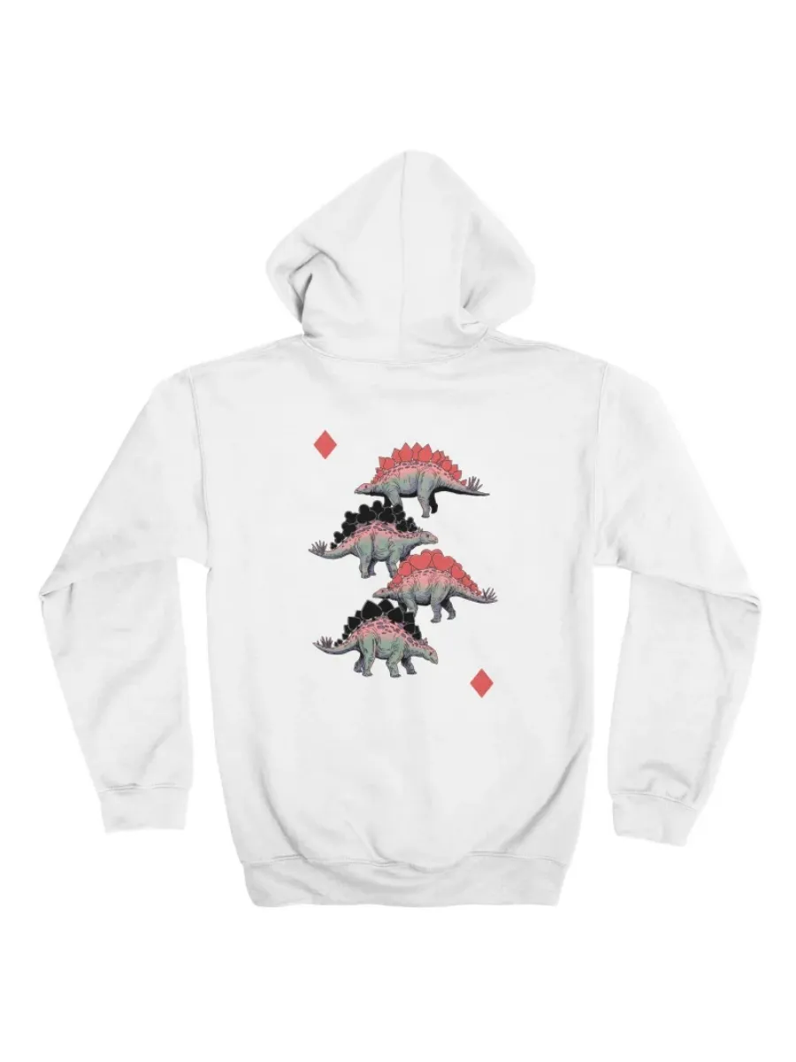 Retro Dinosaur Graphic Hoodie