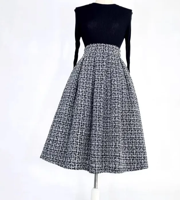 Street Everyday Casual Wool Skirt