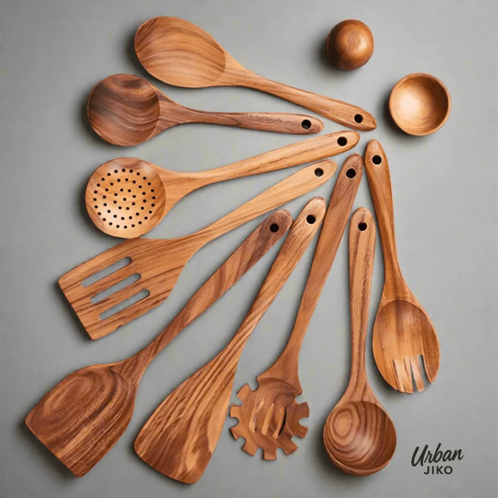 Teak Kitchen Tool Collection