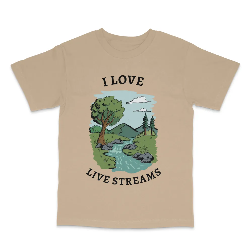 Live Stream Graphic Cotton Tee