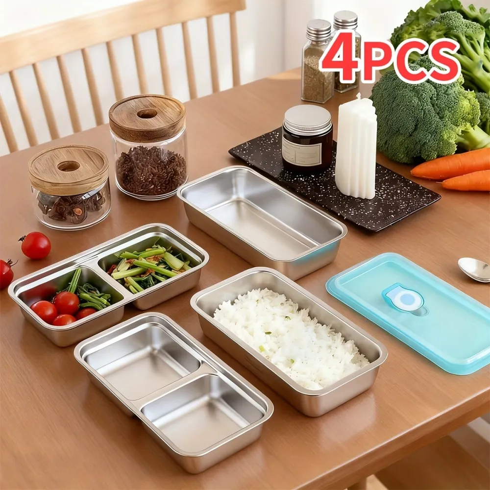Dual-Compartment Food Storage Boxes