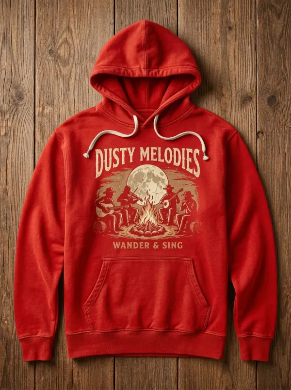 Campfire Country Music Graphic Hoodie
