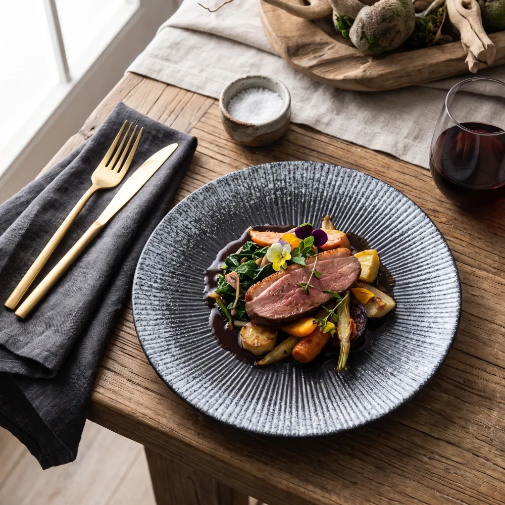 Disc Ceramic Dinner Plates