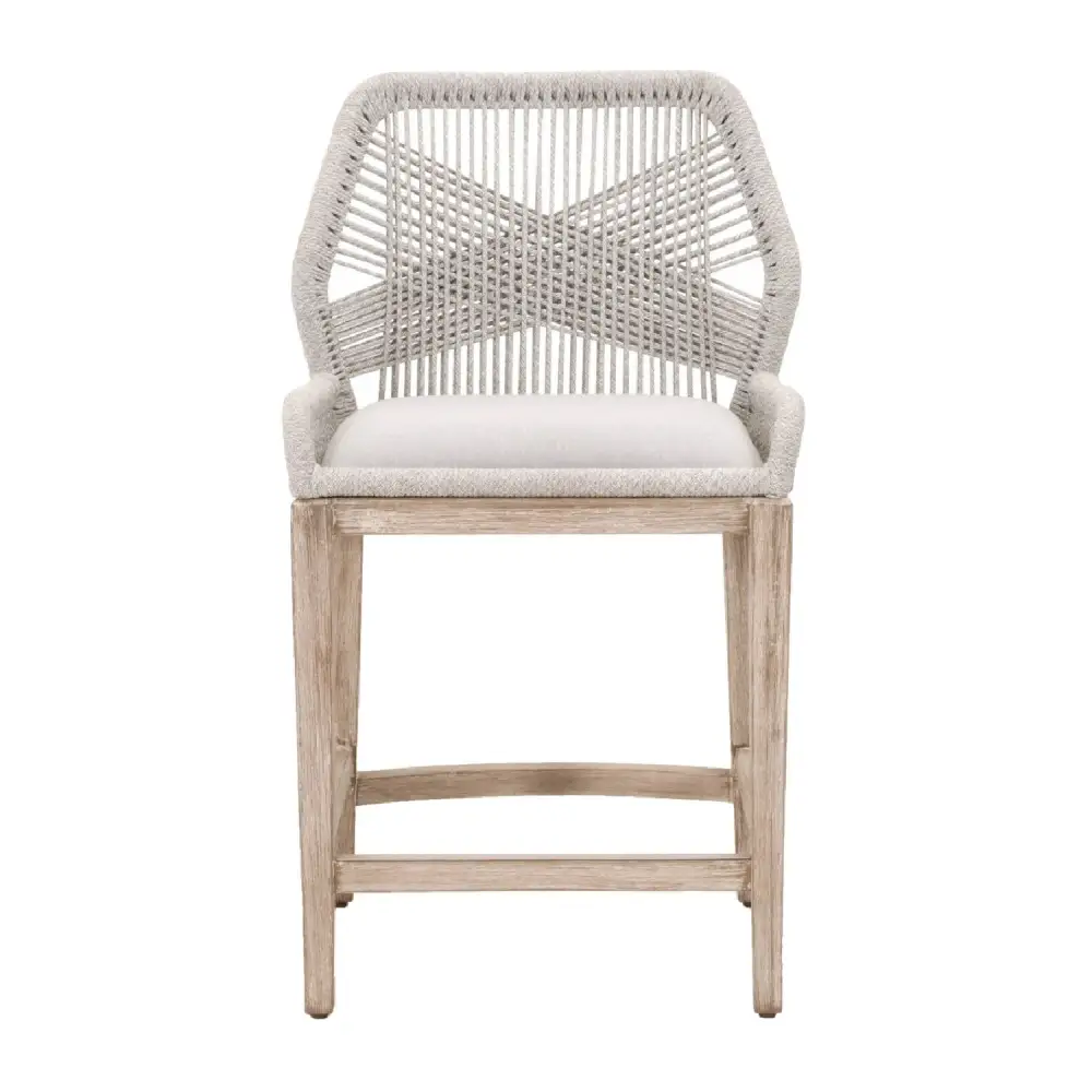 Modern Woven Counter Stool
