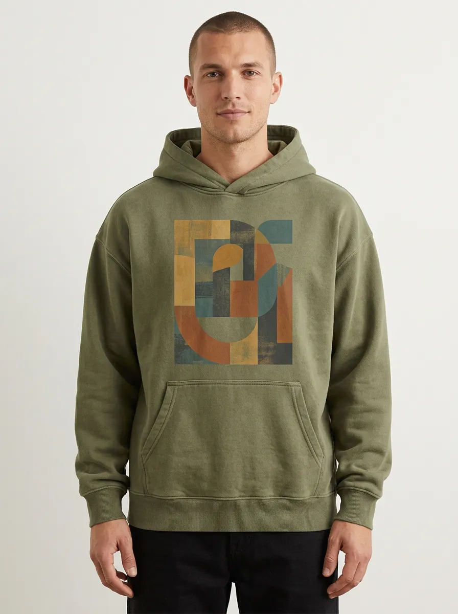 Everyday Detail Abstract Geometric Art Hoodie
