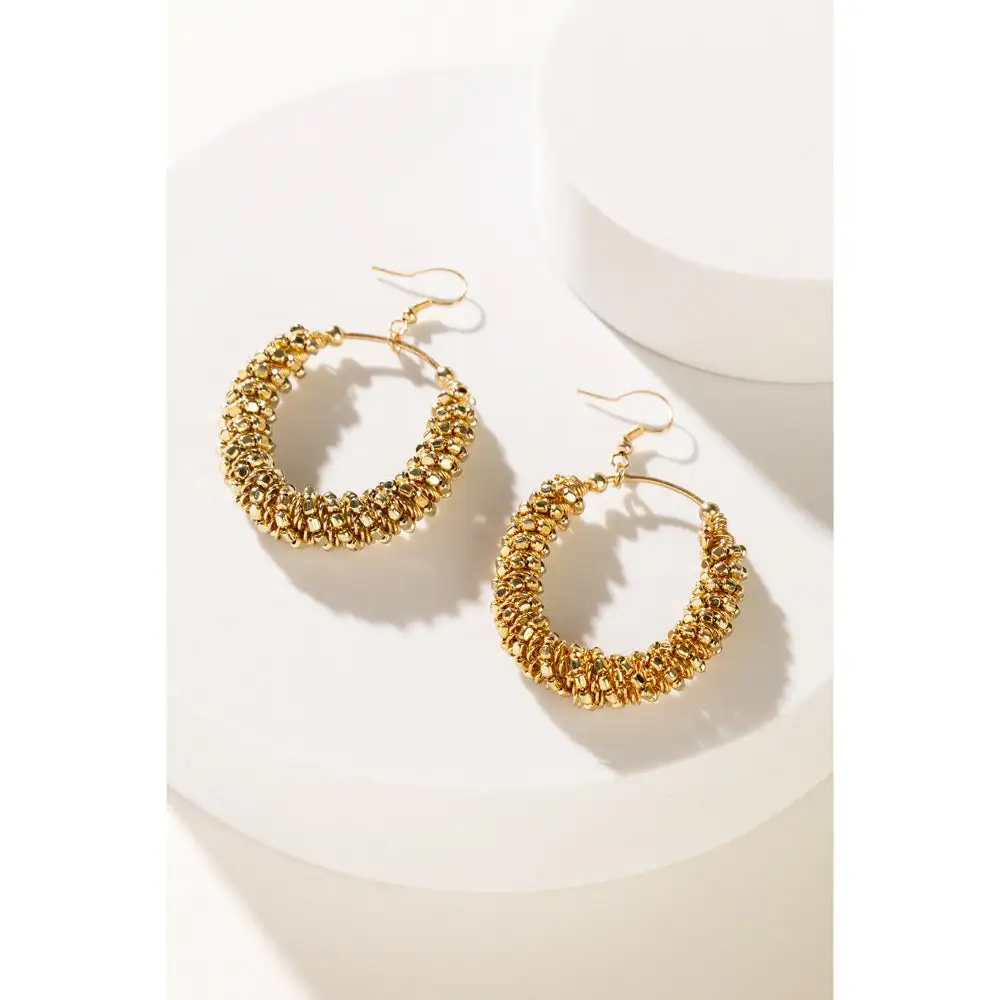 Expressive Detailed Artful Beaded Earrings