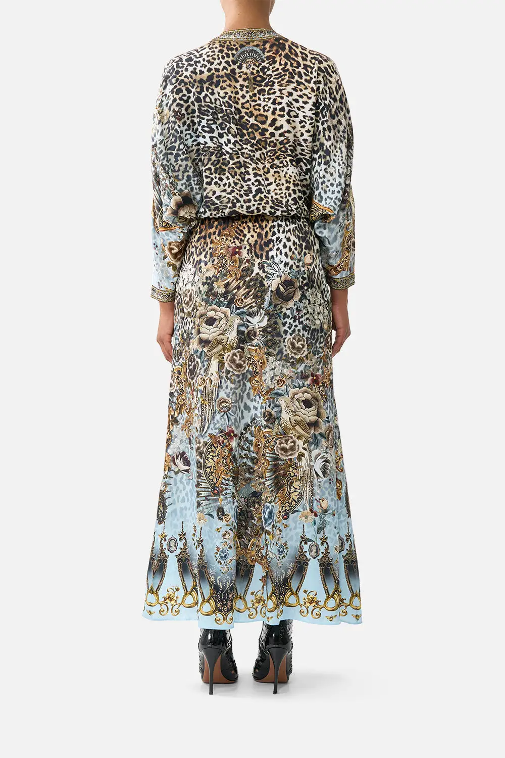 Twist Front Batwing Dress