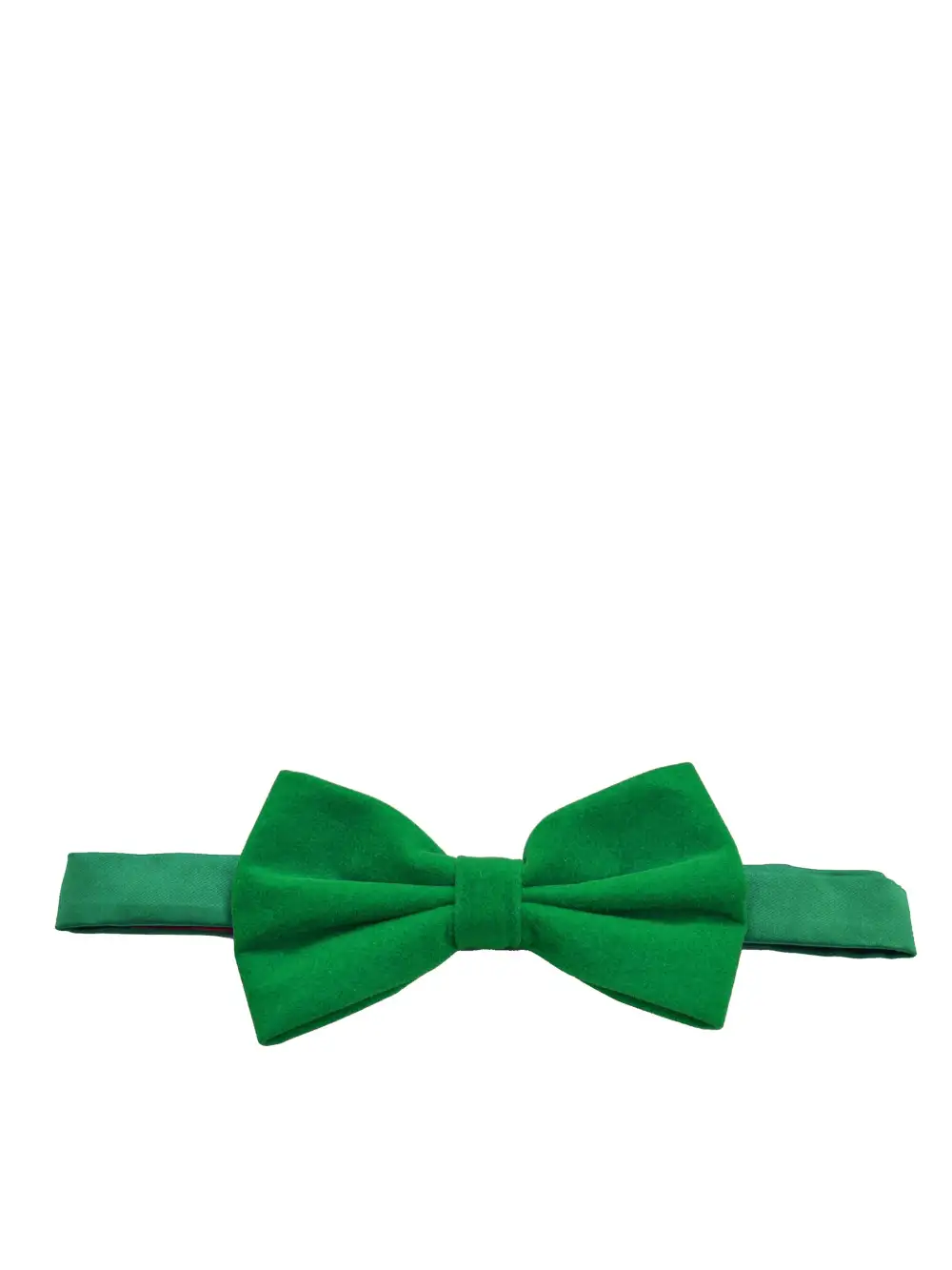 Crisp Solid Velvet Bow Tie Set