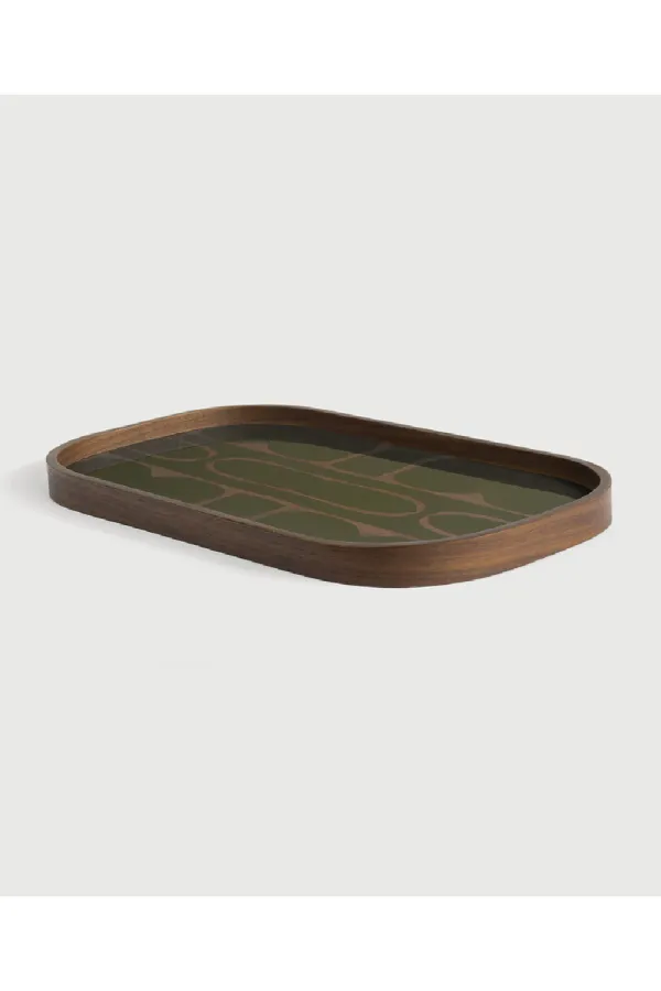 Hand-printed Glass Valet Tray