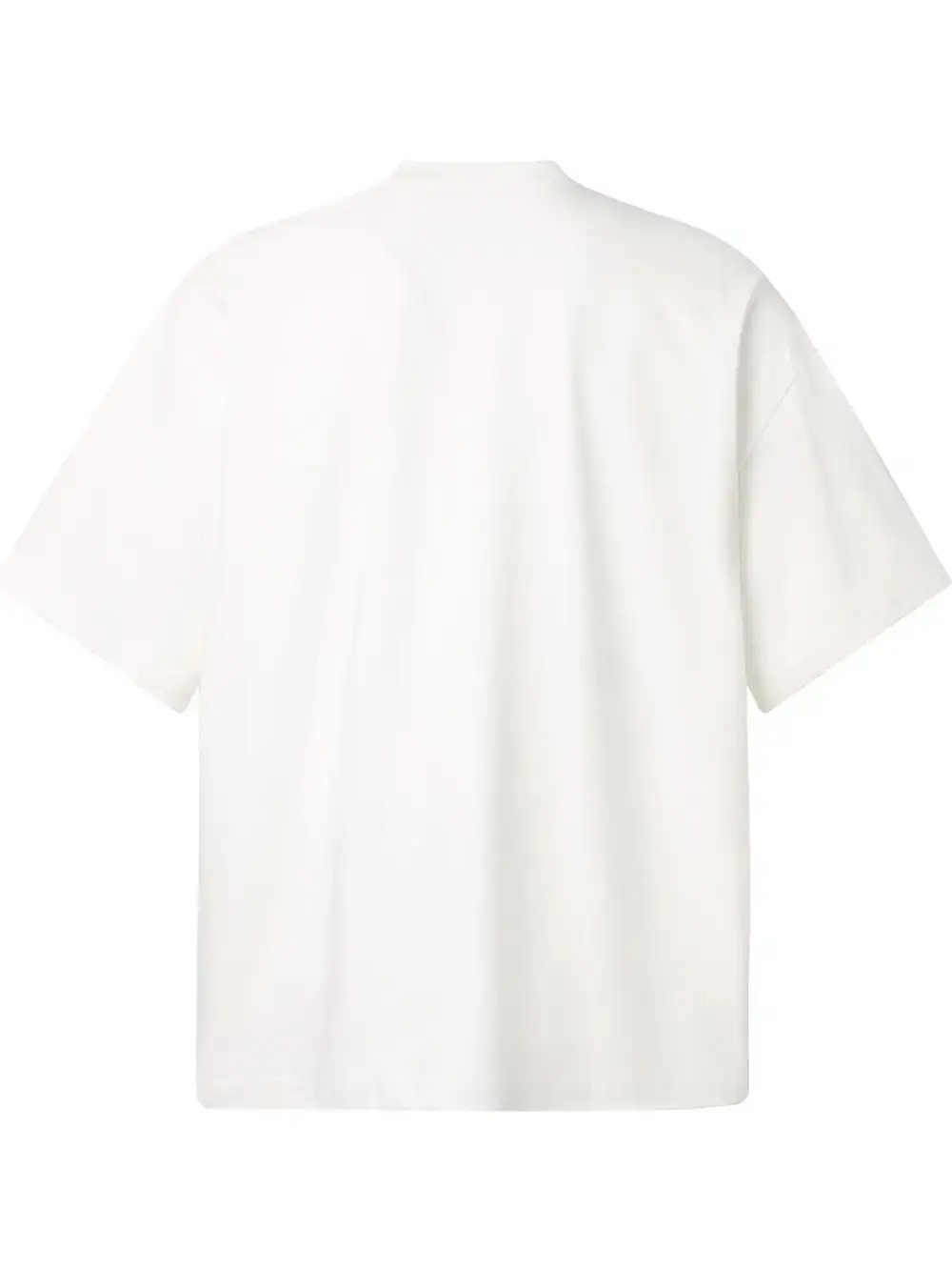 Textured Graphic Washed Oversized Crew Neck Tee