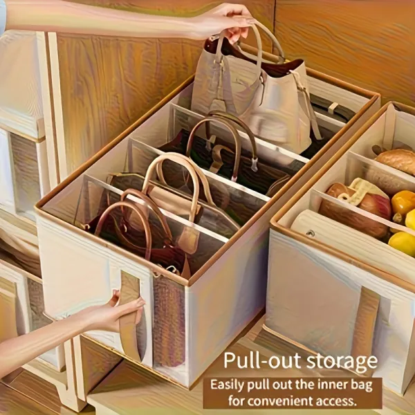 Handbag Storage Organizer Bins