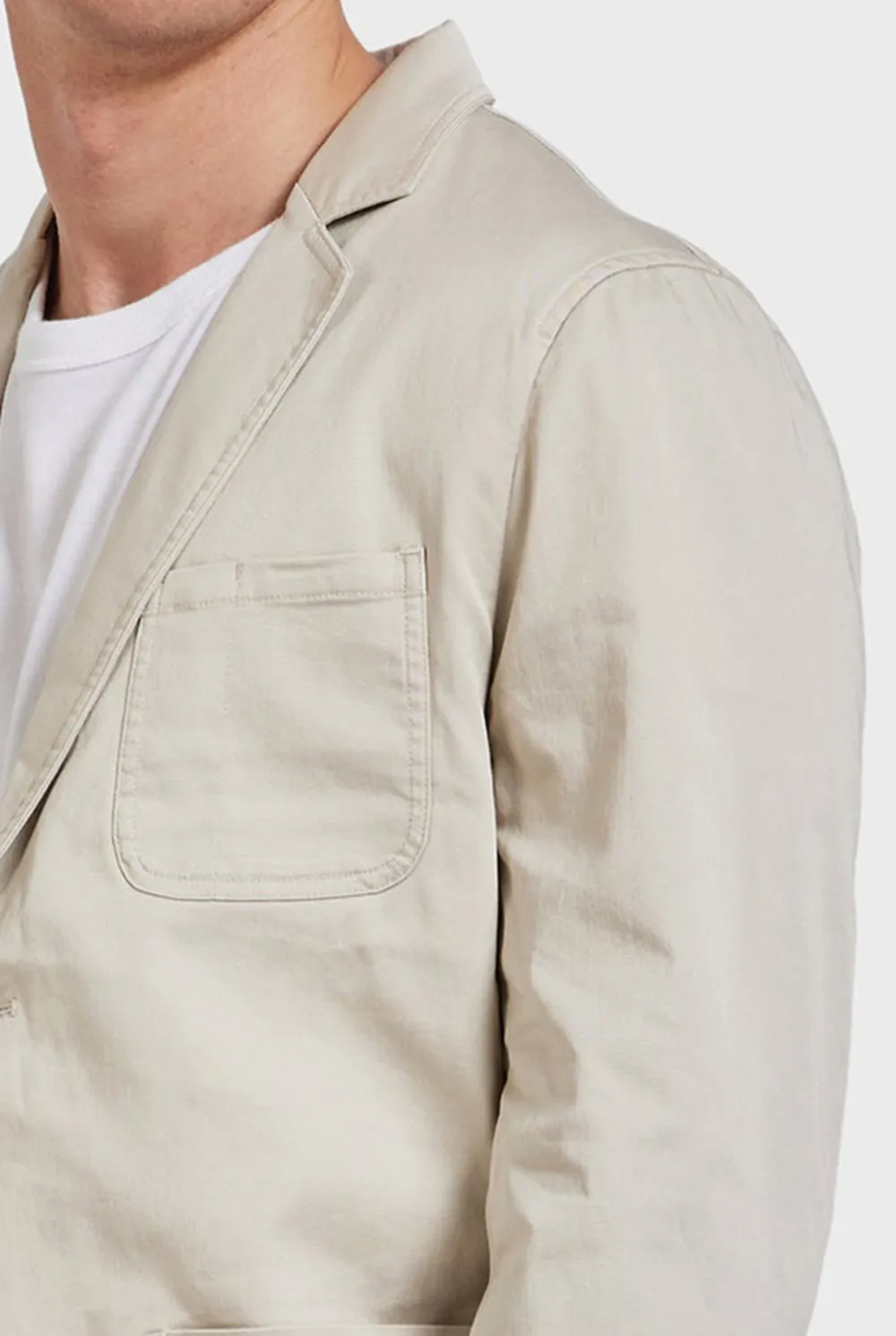 Minimalist Unstructured Casual Blazer Jacket
