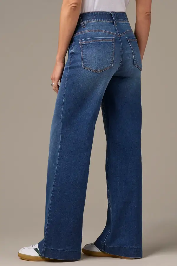 High Rise Wide Leg Jeans