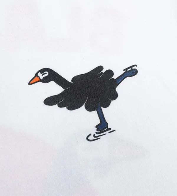 Ostrich Graphic Crew Neck T-Shirt
