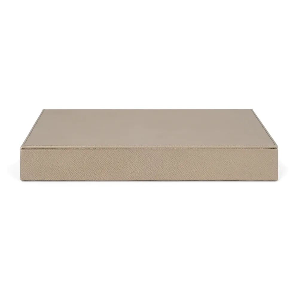 Leather Lidded Pencil Box