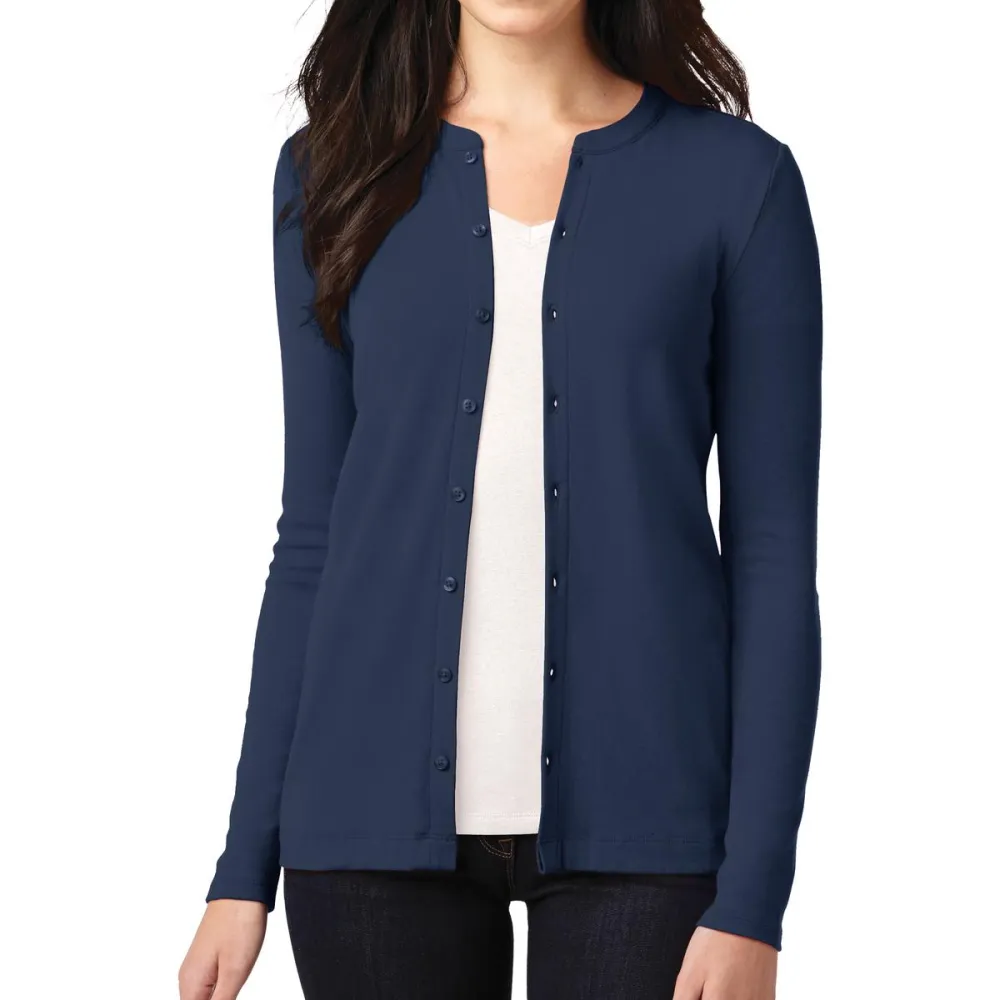 Women's Button-Front Stretch Cardigan