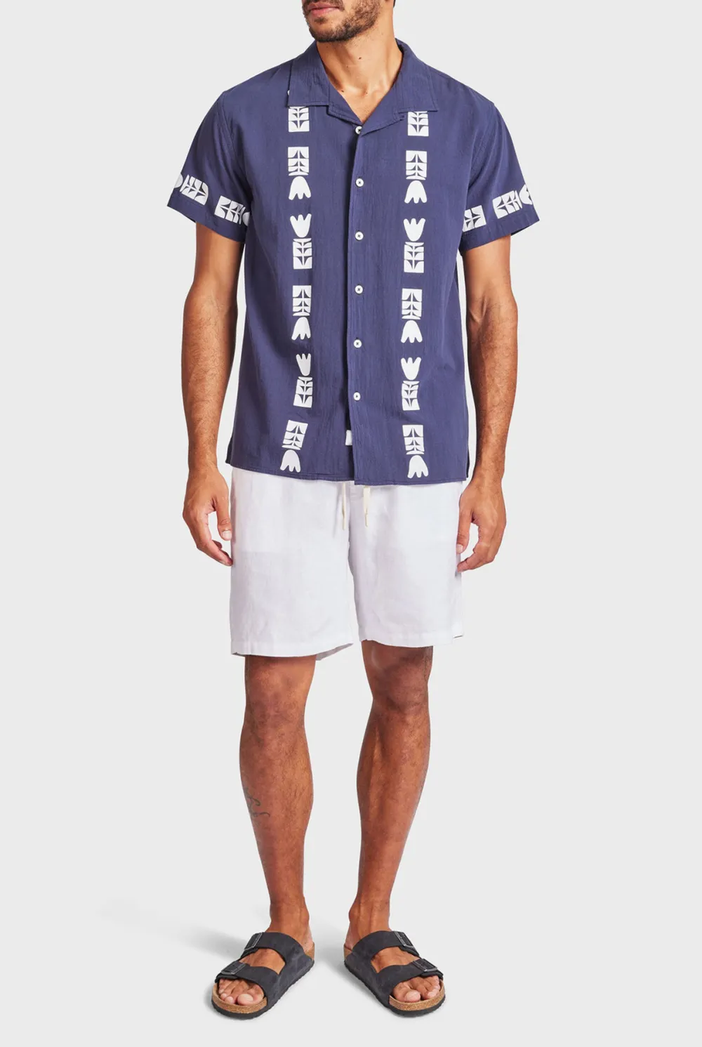 Casual Vacation Camp Collar Short Sleeve Shirt