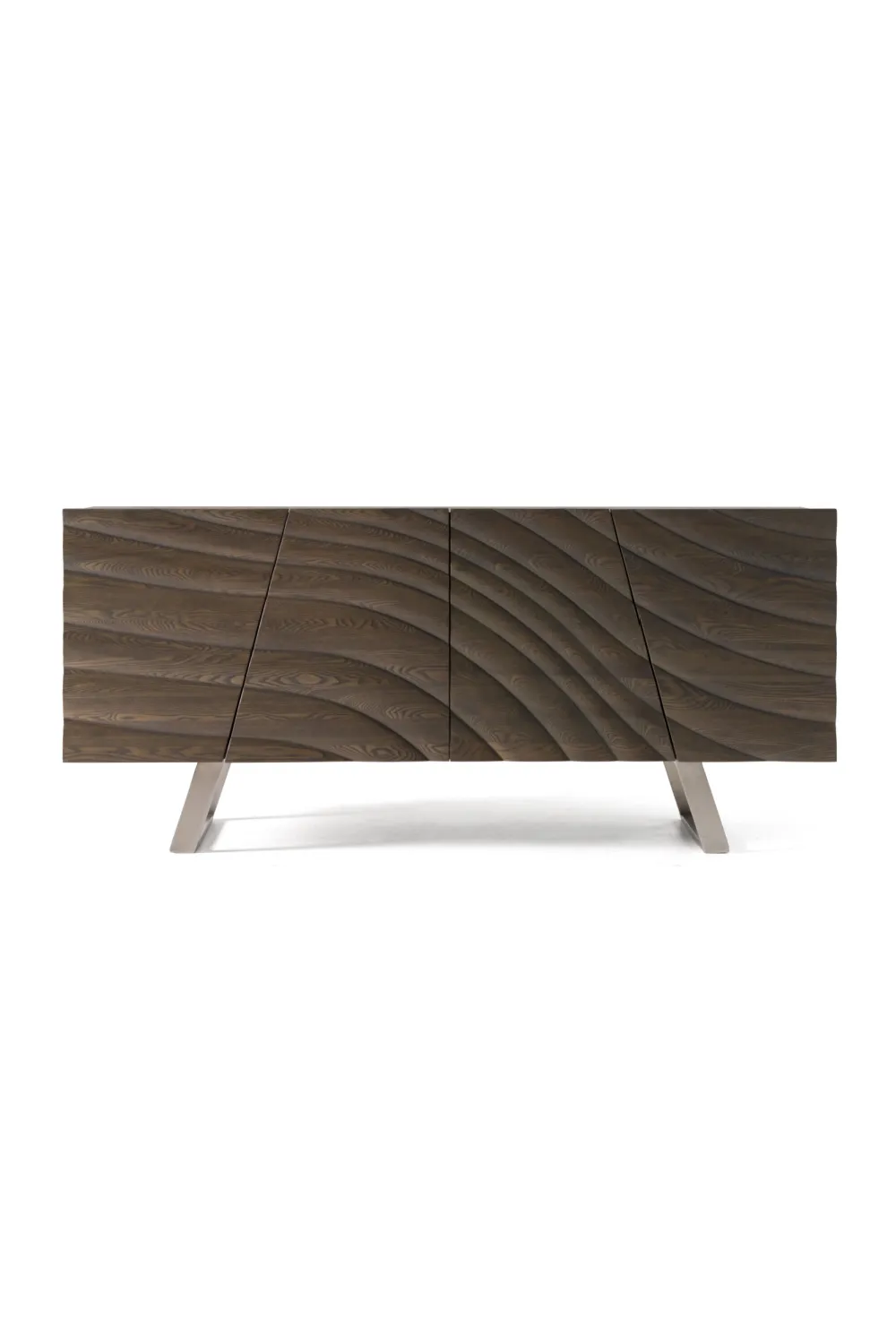 Wave Patterned Ash Sideboard