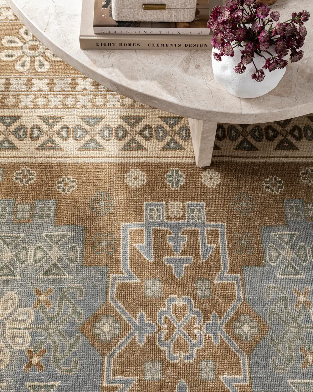Tailored Hand-Knotted Wool Area Rug