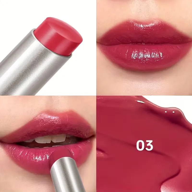 Long-Lasting Glossy Lipstick Stick