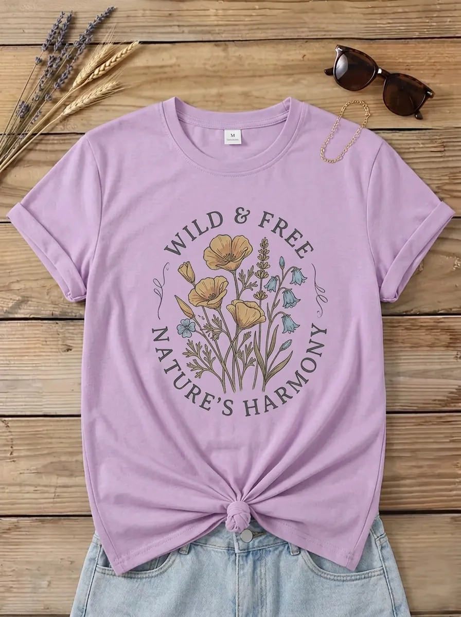 Nature Lover Wildflower T-Shirt