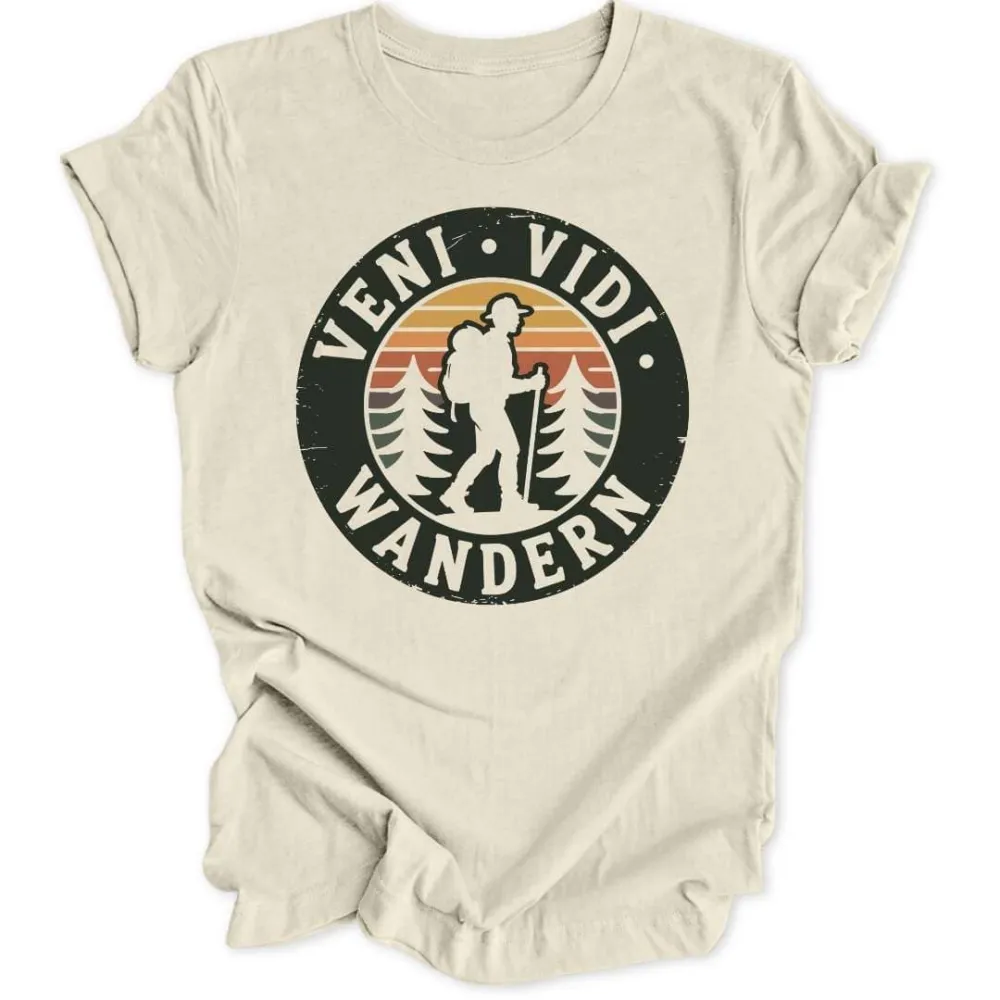 Veni Vidi Hiking Unisex T-Shirt