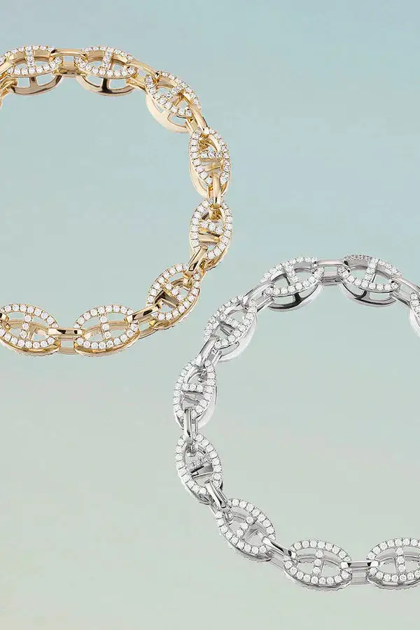 Linked Stacked Link Bracelet