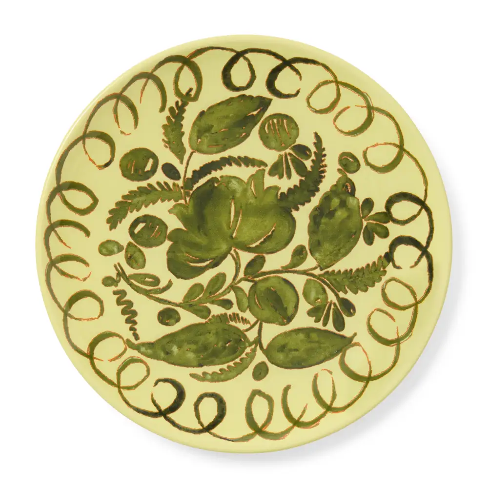 Artful Ceramic Dessert Plate For Daily Meals