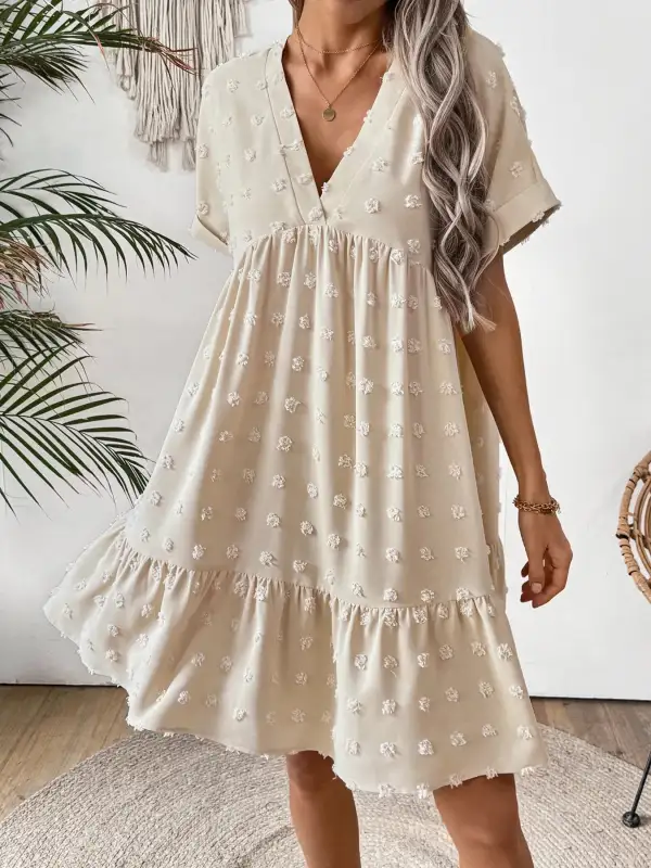 Fresh Detail Lightweight Feel Mini Dress