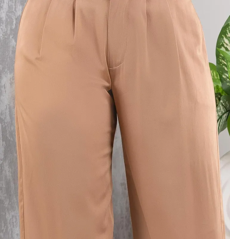 Double Waistband Loose Pants