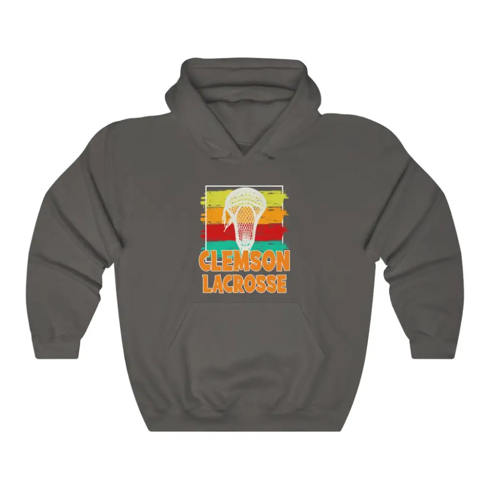 Brush Stroke Lacrosse Graphic Pullover Hoodie