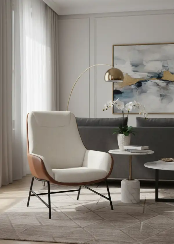 Leather Exterior Lounge Chair