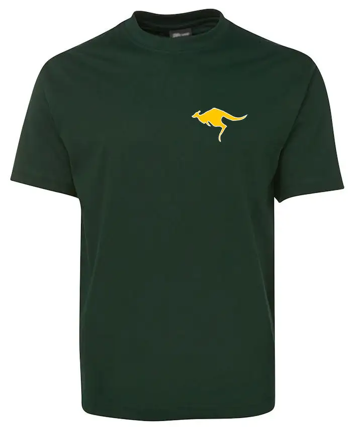 Kangaroo Chest Logo Cotton T-Shirt