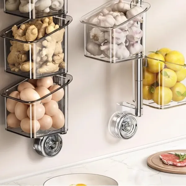 Suction Cup Wall Storage Rack