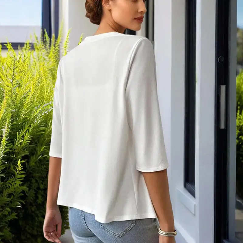 Minimalist Round Neck Jacket