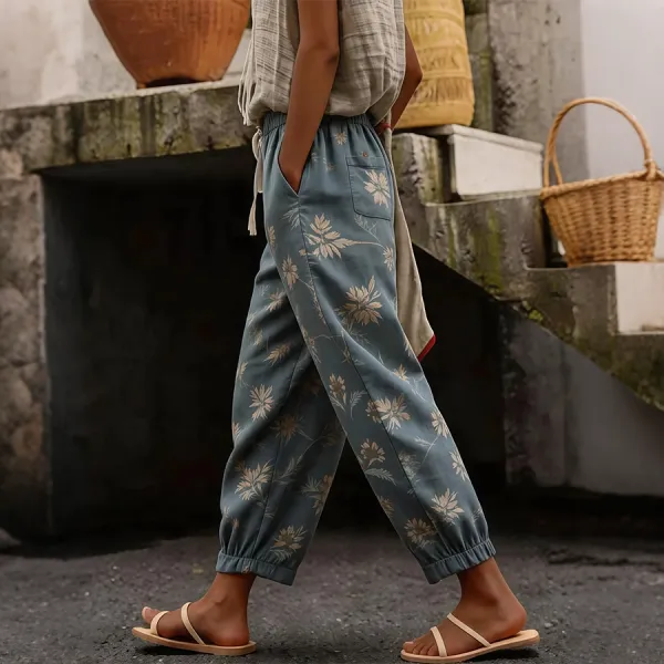 Women's Casual Cutout Trousers