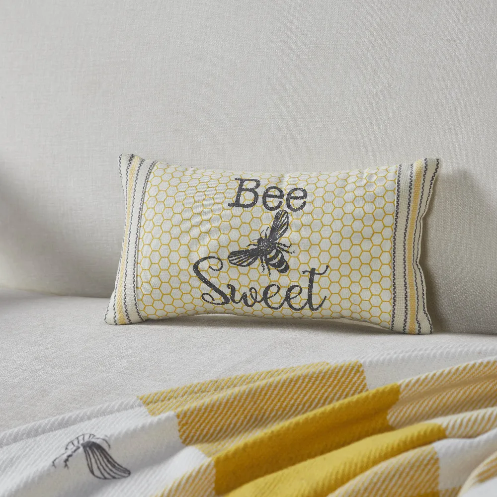 Bee Decorative Accent Pillow