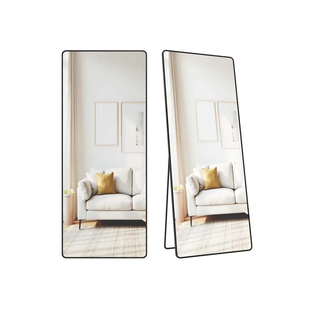 Wide Rectangular Standing Mirror