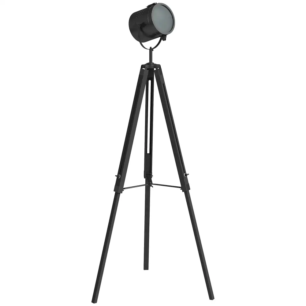 Adjustable Foot Switch Tripod Floor Lamp