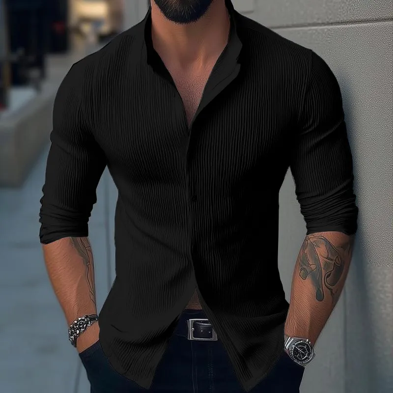 Band Collar Shirt