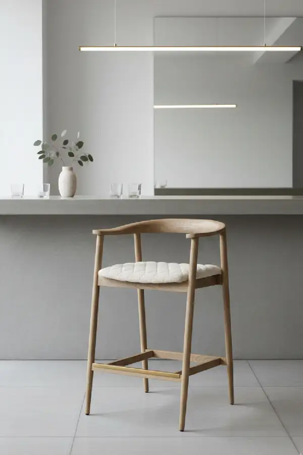Modern Mid-Century Counter Stool