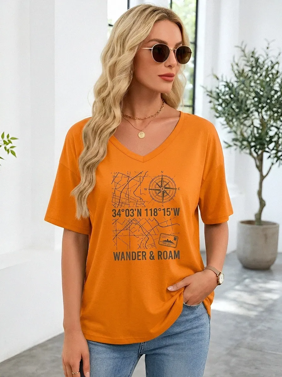 Travel Lover Map T-Shirt