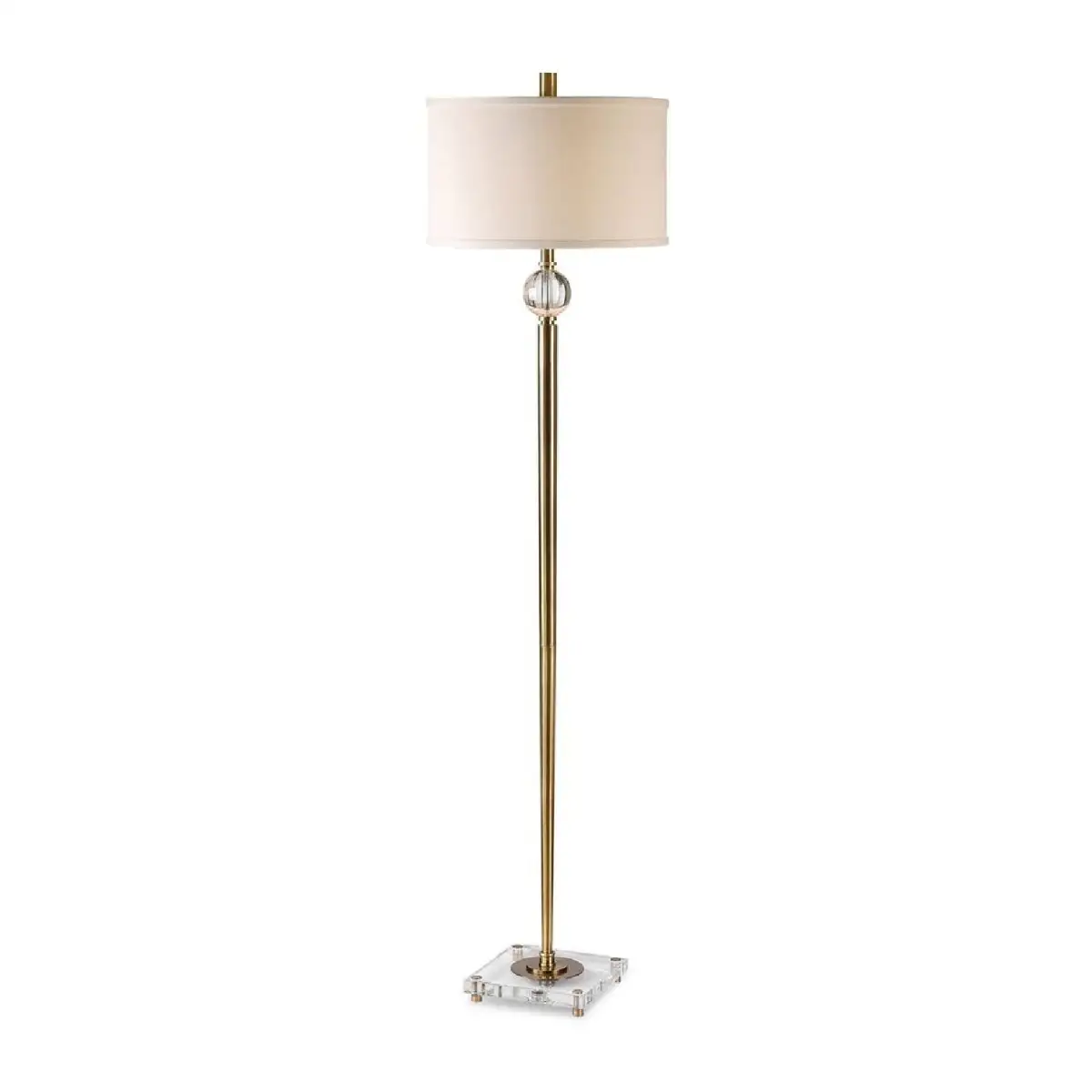 Crystal-Detail Floor Lamp
